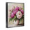 Giclée encadrée de bouquet floral rose vif, design par Petal Prints Design