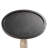 Pedestal Tray Top End Table for Holding Drinks, Lamps or Plants, Black