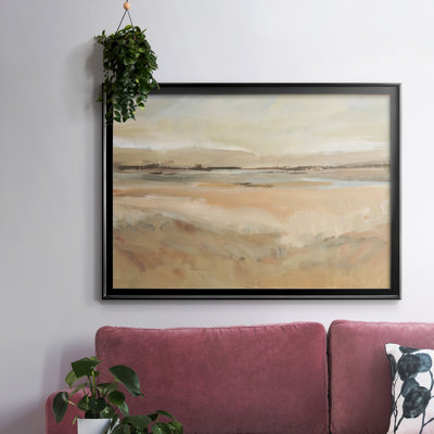 Earth Tone Landscape II-Framed Gallery Wrapped Canvas