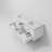 60" Wall-Mounted Double Bathroom Vanity Set-82339535-82339538