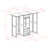 Swaraj 50'' Solid Wood Wine Bar