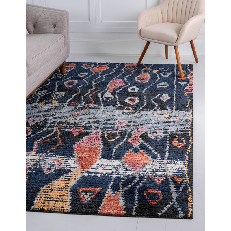 Geometric Indoor Rug, Rectangle 2'2" x 3'1"