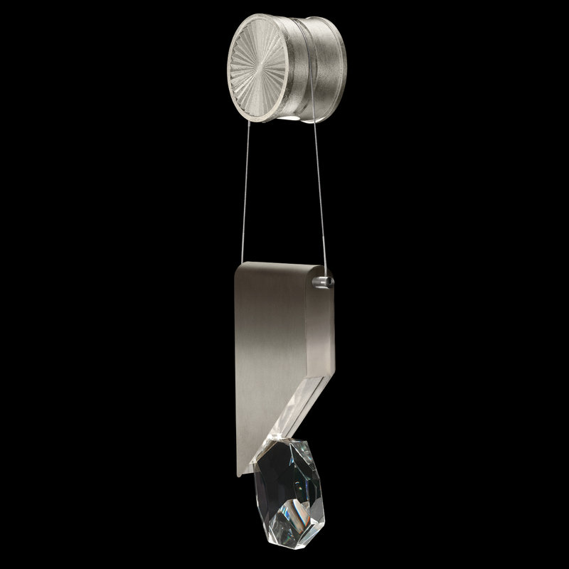 Aria Iron LED Spotlight, Soft Ombre Silver