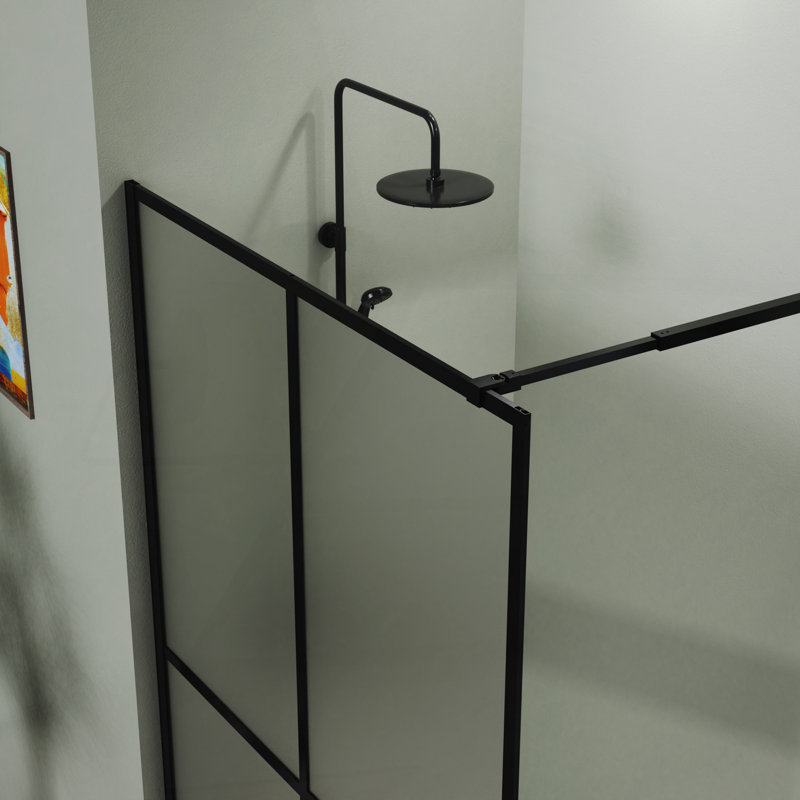 Porte en verre trempé givré 34 po x 72 po