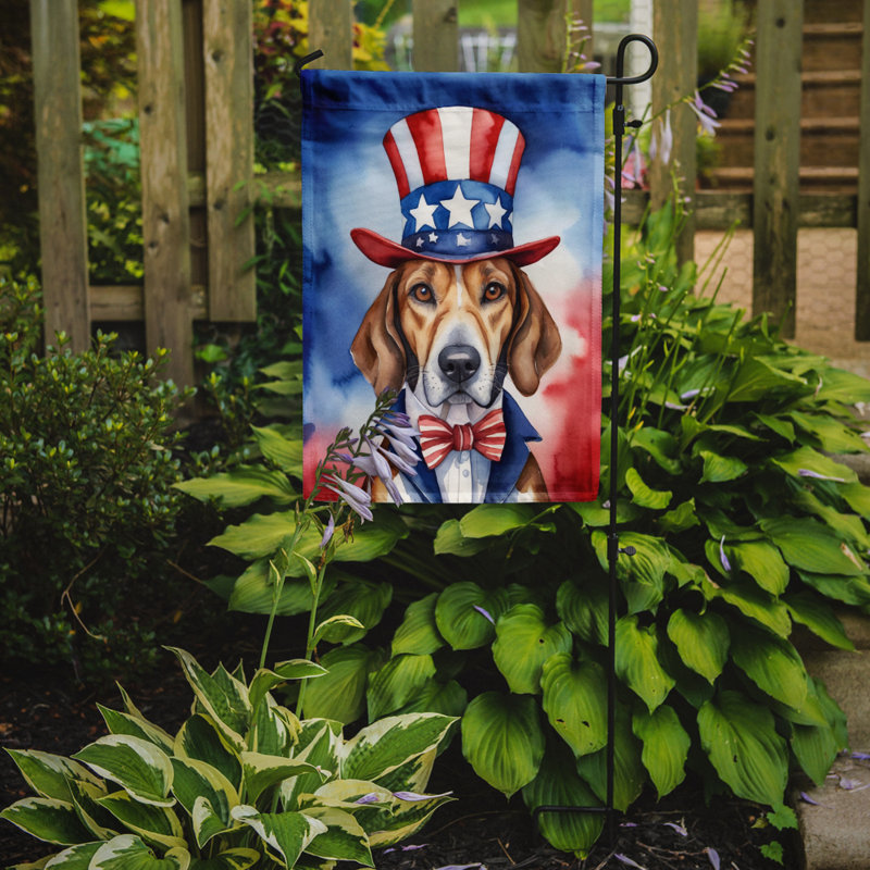 Drapeau patriotique du jardin américain, Foxhound anglais