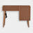 39"Bohemian Rattan Designed Wooden Makeup Vanity Set including 1 Stool, Dressing Table with 4 Drawers, Charging Plug and USB Port-1748003829