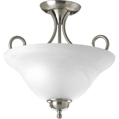 Plafonnier semi-encastré 2 lumières 13,25 po Cates