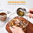 U-Taste 18/8 Stainless Steel Nesting Heavy Duty Metal Measuring Cups And Spoons Set Of 15: 7 Cups And 7 Spoons With 2 D-Rings And 1 Professional Magnetic Measurement Conversion Chart