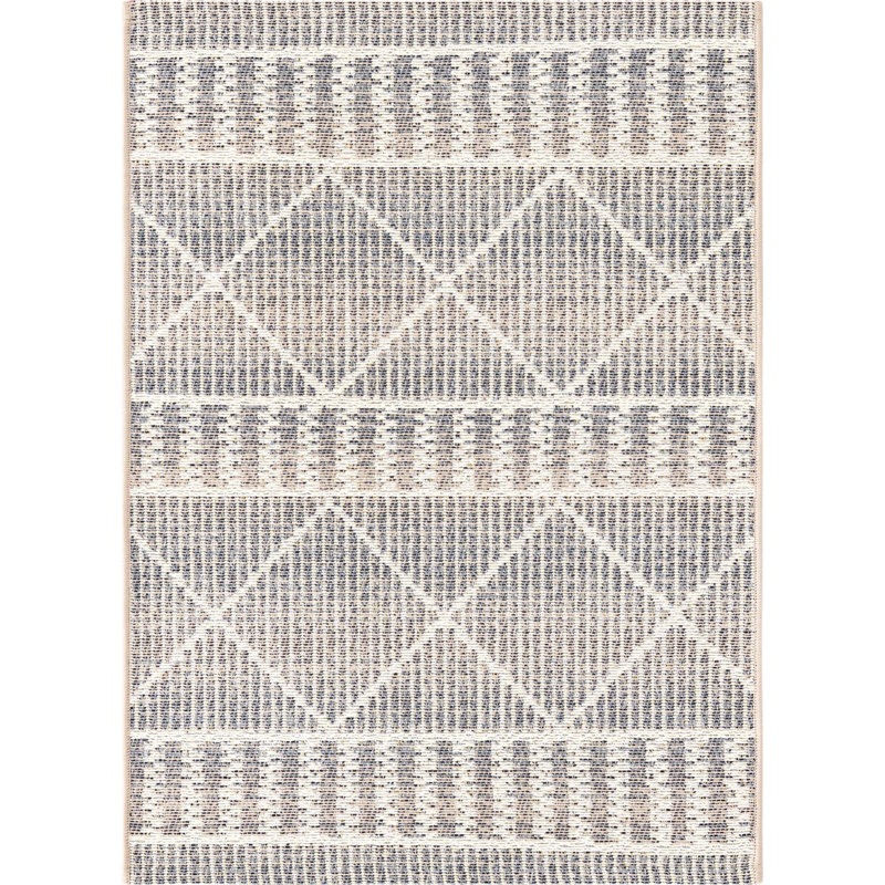 Azed Washable Striped Indoor / Outdoor Rug, Rectangle 10' x 12'
