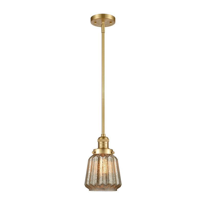 Vinson 1 - Light Single Pendant, Mercury, Satin Gold