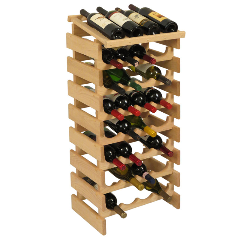 Support à vin Geis, H 39,5 po x l 17,62 po x P 12,87 po, Brut