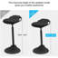Tabouret actif réglable en hauteur Mecole