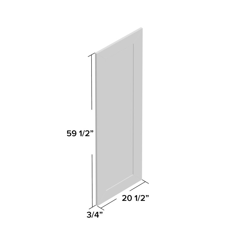 Eladia Wood Flat Mirror, 59.9" H x 20.5" W