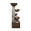 Weather Resistant Floor Fountain with Light
