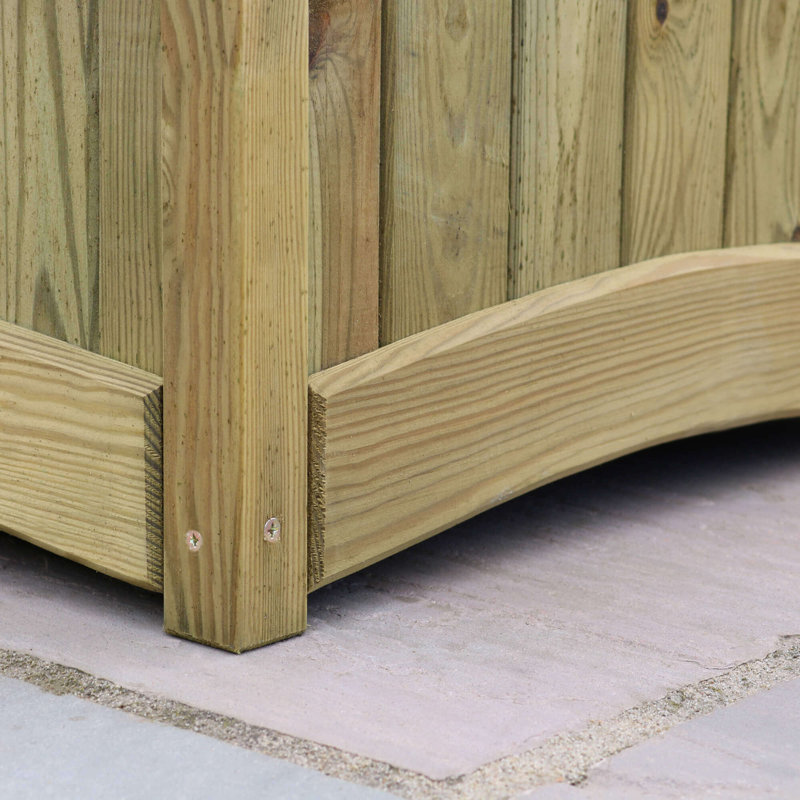 Shreveport Wood Planter Box