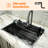 Single Bowl Stainless Steel Kitchen Sink With Integrated Digital Display Waterfall Faucet Set Soap Dispenser Cup Washer Multifunctional Household Wash Basin Kitchen Available In Hotel Apartments-122499709
