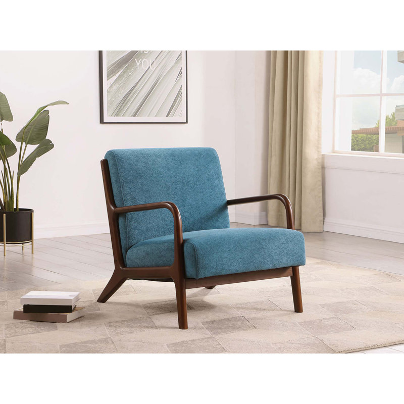 Chaise d'appoint Robie Peacock, Bleu paon