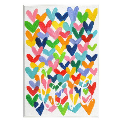 Art mural fantaisiste, "Love Hearts" par Alli Rogosich