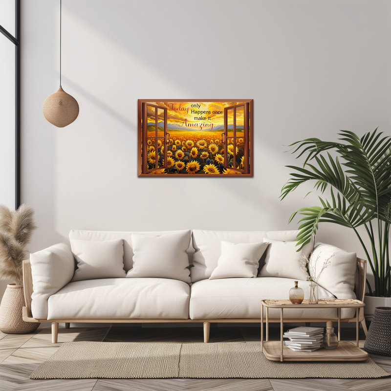 Large Adriatik Open Window Farmhouse, H 32 po x l 48 po