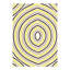 Geometric Area Rug in Yellow