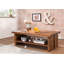 Sydney Solid Wood Sled Coffee Table with Storage