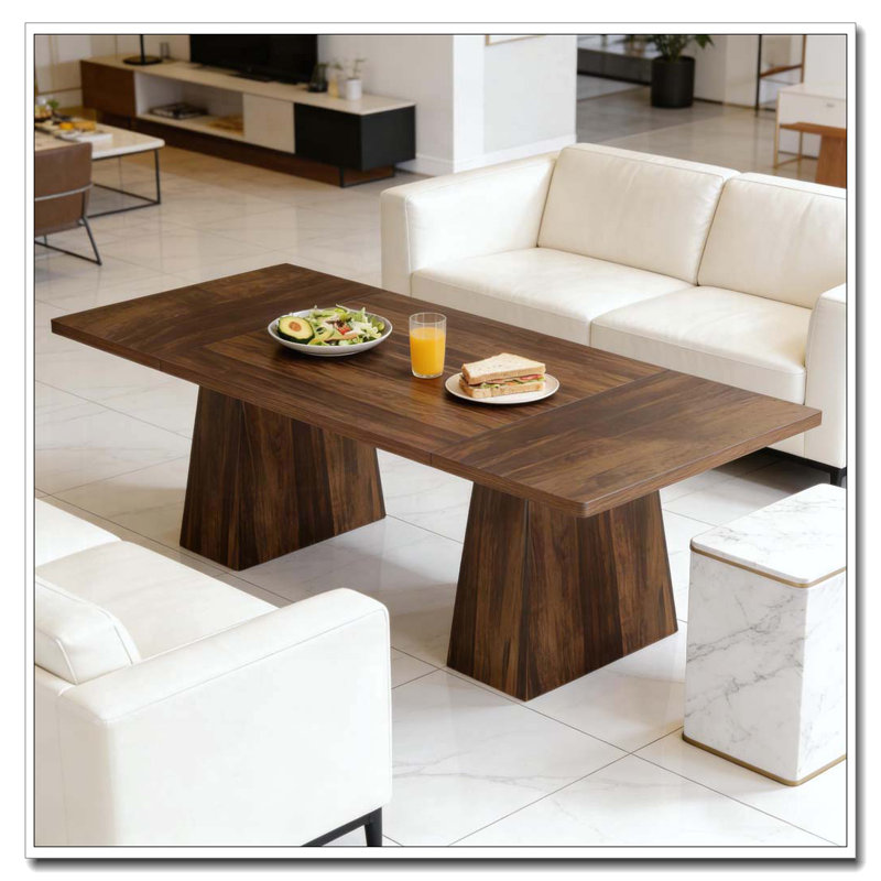 Kitchen Table,Coffee Table, Dark Brown