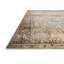 Pratt Oriental Area Rug in Ocean/Rust-1883383670