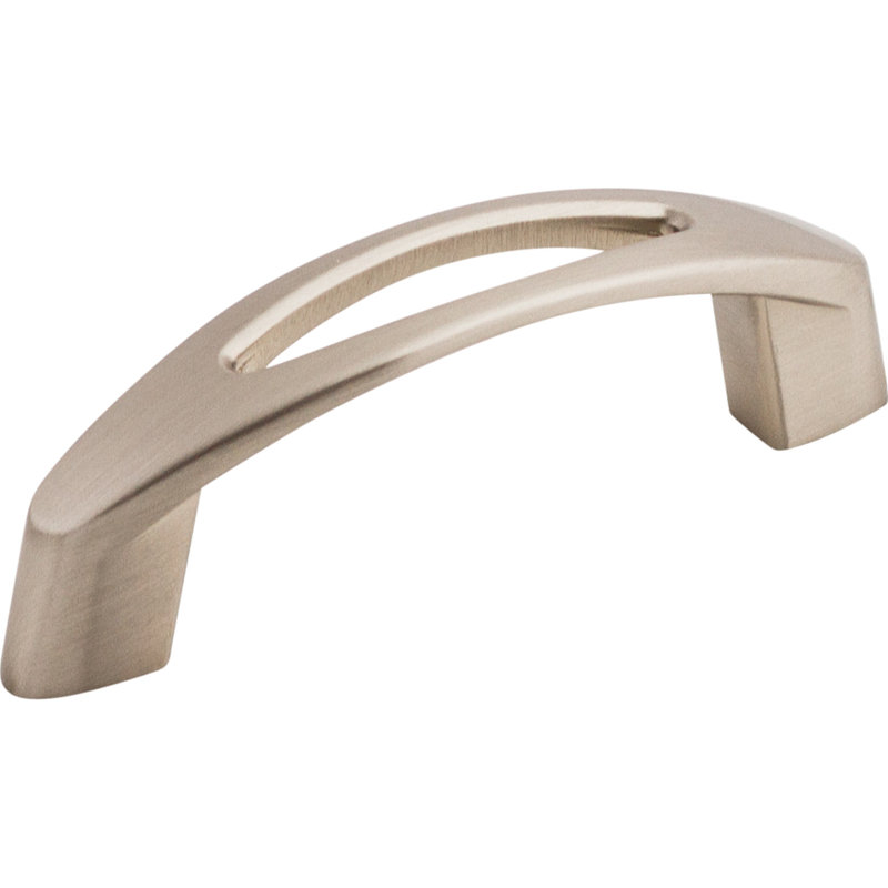 Verona Bar Pull, Brushed Satin Nickel, 3" Center to Center