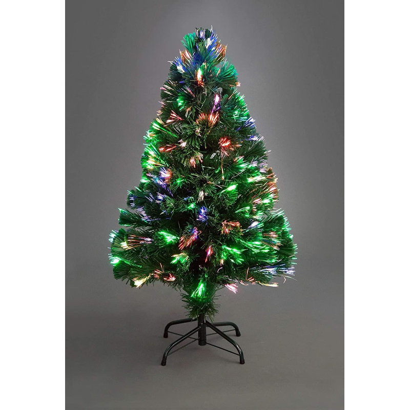 Lighted Artificial Christmas Tree, 3 ft.