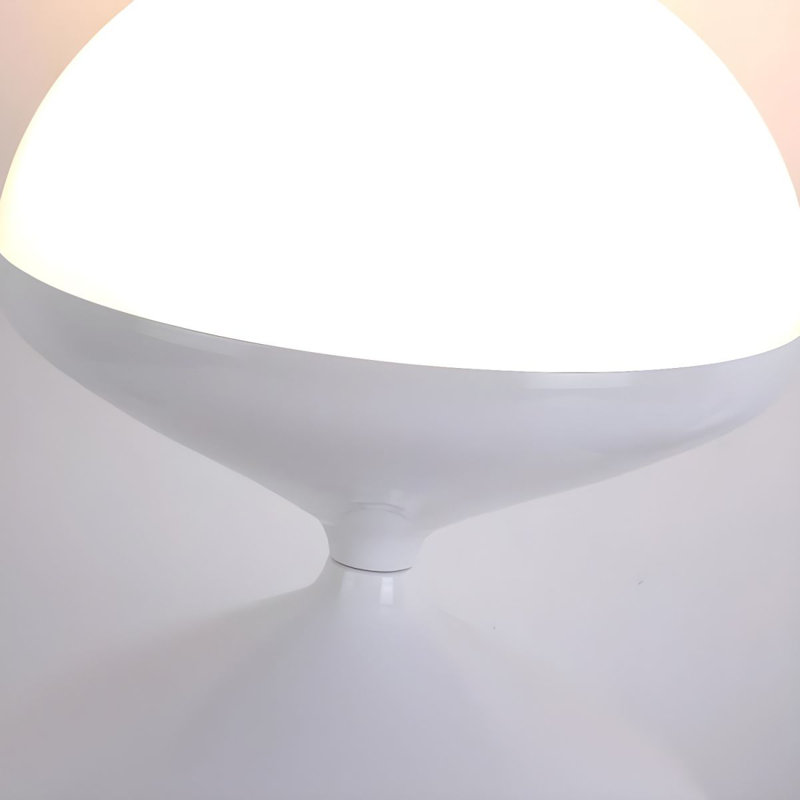 Lampe sur pied unique 47 po avec abat-jour en acrylique