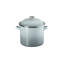 Le Creuset Enamel-On-Steel Stockpot With SS Knob, 10 Qt., White-1140025278-1110542932