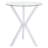 Craig-Luka Round Glass Top Metal Base Dining Table