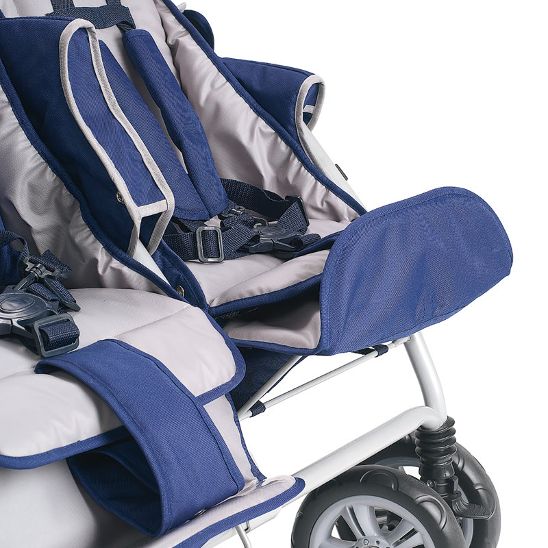 Steel Frame Six-Seat All-Terrain Folding Stroller