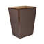 Mike + Ally Shagreen Wastebasket with Liner – Luxury Faux Shagreen Leather Bathroom Trash Can-1964650207