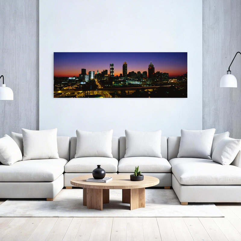 Art contemporain de la ville d'Atlanta, H 60 po x l 20 po