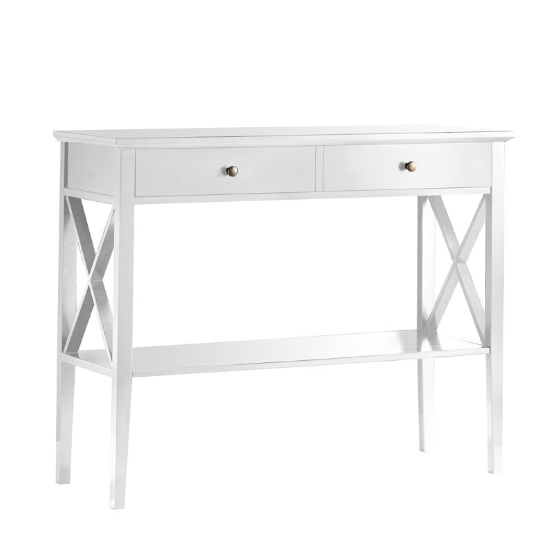 Halle 100cm Console Table, White