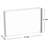 4X6 Acrylic Double Sided Thickened Desktop Photo Frame - Magnetic Photo Frame - 2 Pack