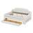 Modern Upholstered Daybed, LED Belt Trundle and Storage Drawers-129458349