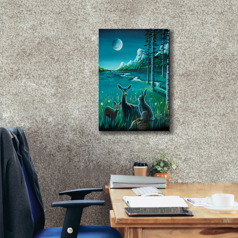 «Bambi 3» par Cindy Thornton, H 26 po x l 18 po x P 0,75 po