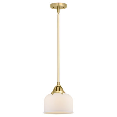Nouveau 2 - Amberlynn - Mini-luminaire suspendu sur tige 1 lumière - Ampoule non incluse - Abat-jour