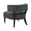 Fauteuil d'appoint en velours de luxe élégant