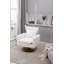 Fauteuil d'appoint pivotant 360 degrés Classic Mid-Century, fauteuil confortable-1814398814