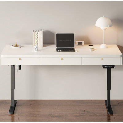 Electric Adjustable Standing Desk with Drawers
