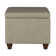 Repose-pieds rectangulaire avec rangement en polyester 22 po Arath
