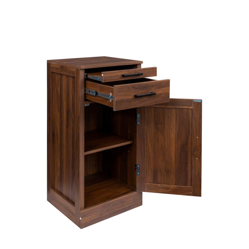 Sebastin 70" Large Wine Bar Cabinet Set,Modern Buffet Sideboard with Storage Shelves, Kithchen Bar with Drawers, Walnut