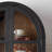 Black Solid + Manufactured Wood+Glass Display Cases