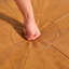 Repose-pieds en cuir italien pleine fleur-453208665