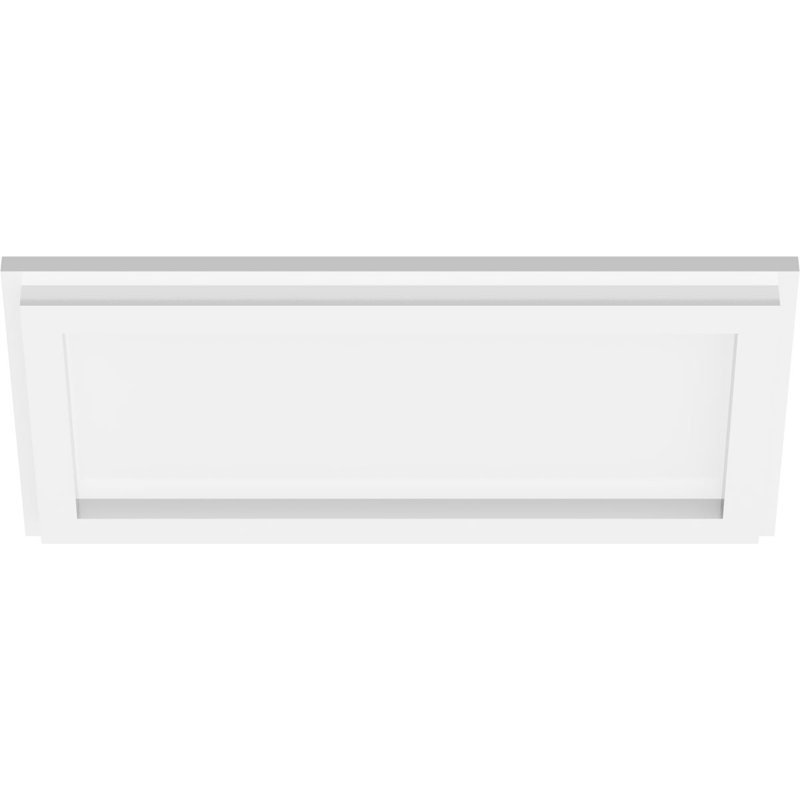 White Rectangular PVC Ceiling Medallion, 14" x 7"