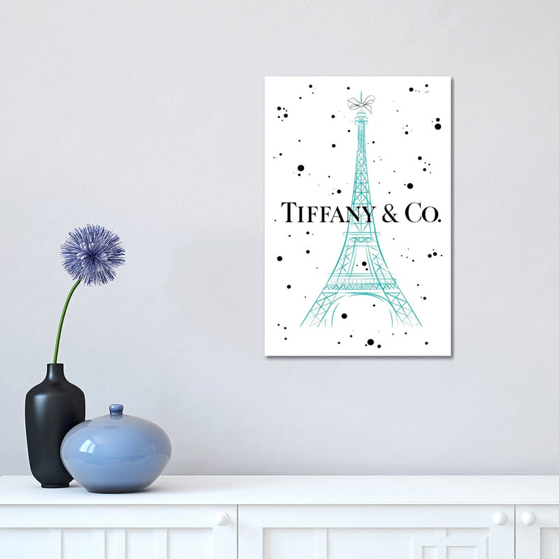 Tiffanys In Paris by Martina Pavlova - Print on Canvas, 152.5 cm H x 101.5 cm W x 3.175 cm D, No Framed