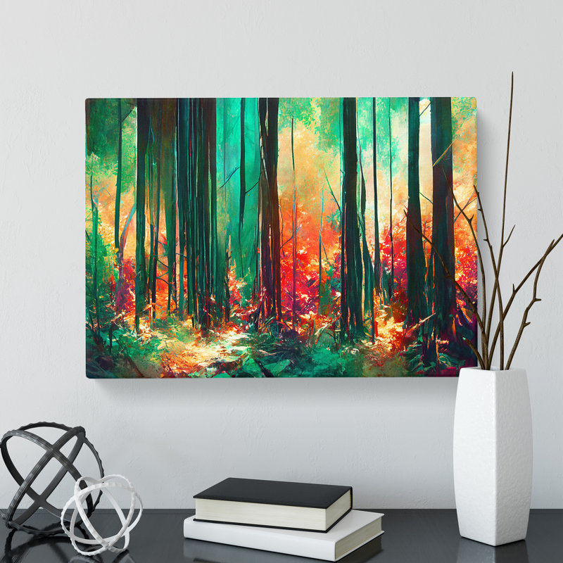 Pretty Forest Vol.1 - Wrapped Canvas, 35cm H x 50cm W x 3cm D
